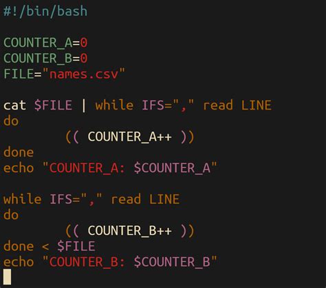 bash .